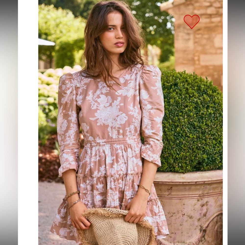 LoveShackFancy Lienzo Mini Dress 10